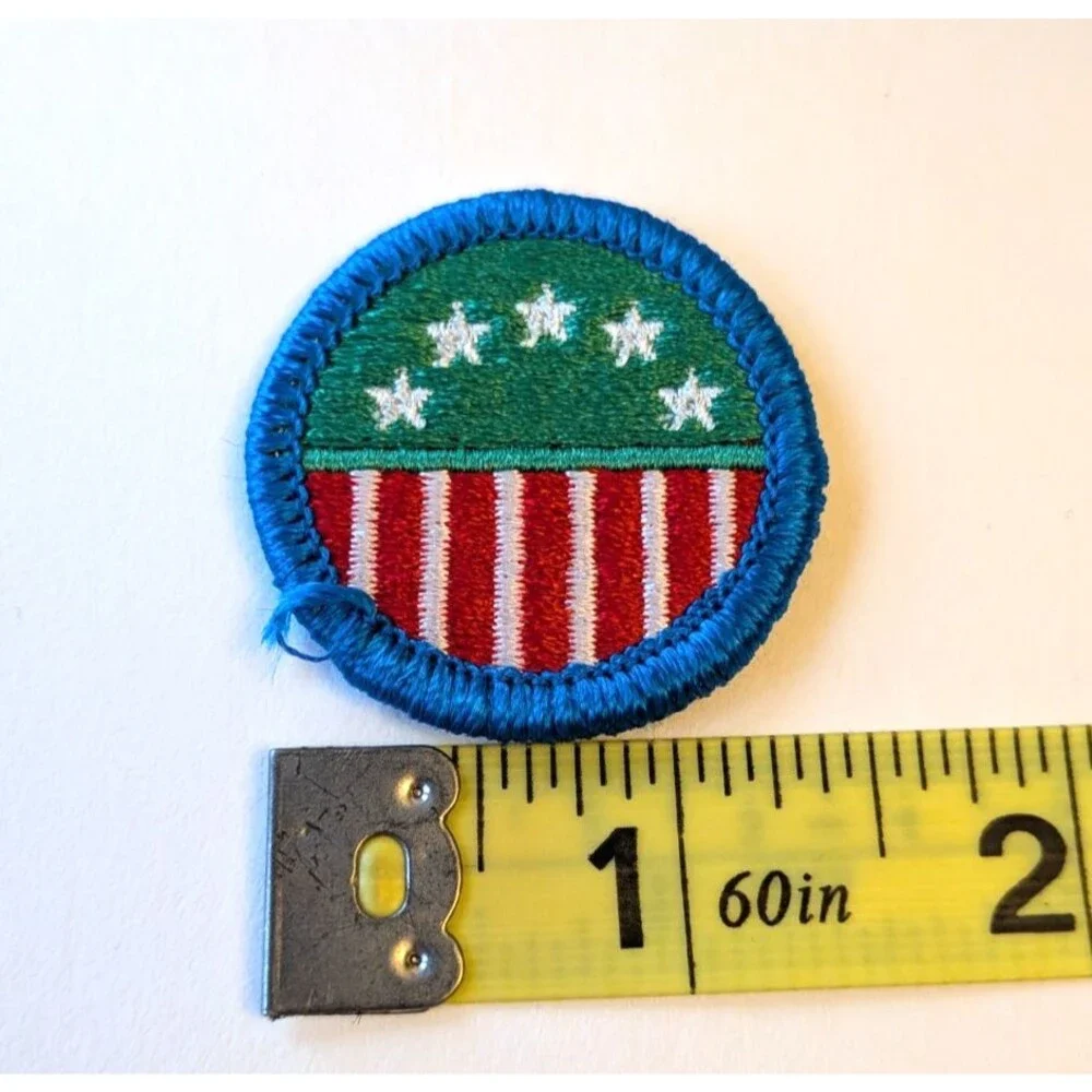 Vtg 1990's Girl Scouts Junior SCOUTING IN THE USA Merit Patch Badge Lot of 7